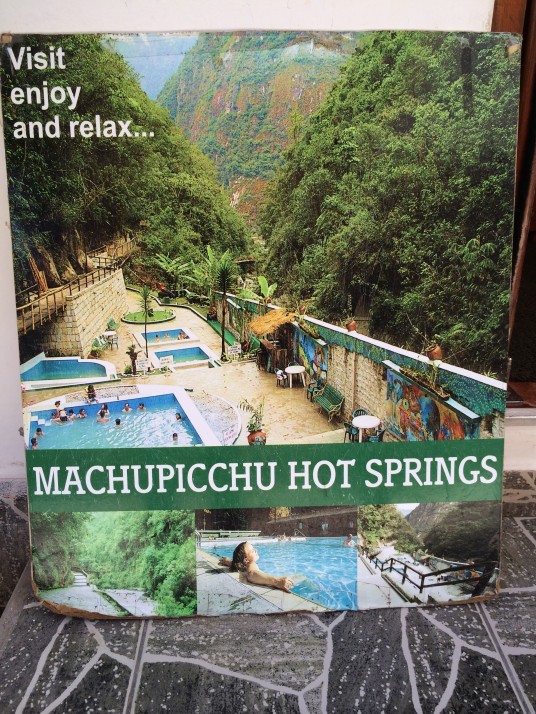 Aguas Calientes hot springs - Not as advertised