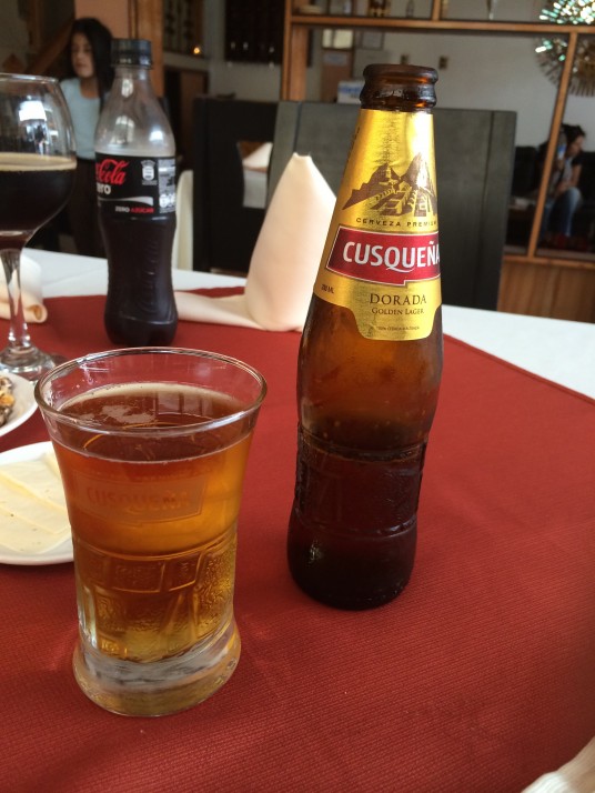 Cusqueña - Most common beer