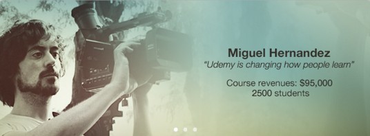 Udemy had me on their home page for a while