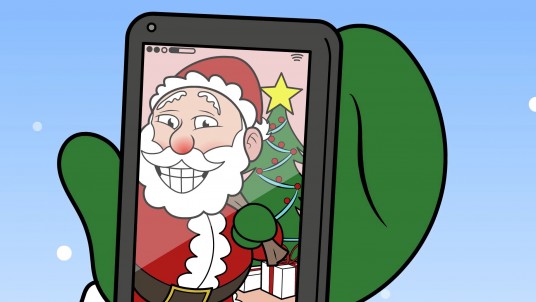 Santa is now tech savvy and he wants to text you!