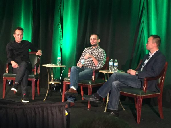 Fireside chat with Grégory Boutté, VO of Content, Eren Bali, co-founder of Udemy and Dennis Yang, CEO of Udemy.
