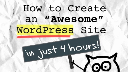 Click to get the WordPress course now!