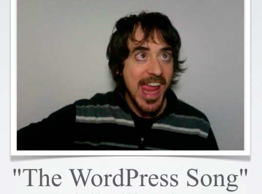 Miguel sings the WordPress Song